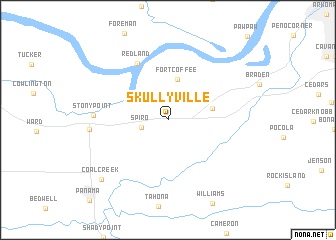 map of Skullyville