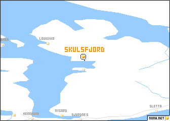 map of Skulsfjord