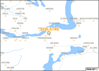 map of Skulstad