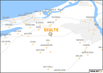 map of Skulte