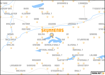 map of Skummenäs