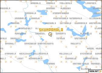 map of Skumpamåla