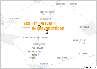 map of Skupaya Potudan\