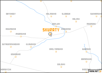 map of Skuraty