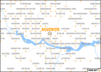 map of Skŭrbino