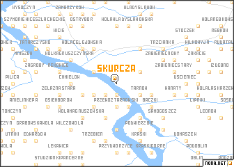 map of Skurcza