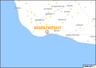 map of Skurdzhinskiy