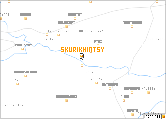 map of Skurikhintsy