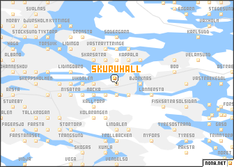 map of Skuruhall