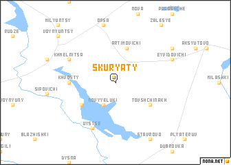 map of Skurʼyaty