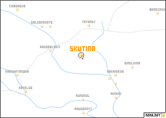 map of Skutina