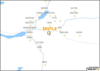 map of Skutle