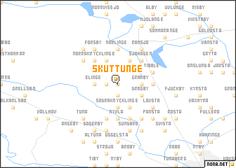 map of Skuttunge