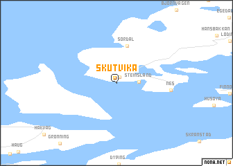 map of Skutvika