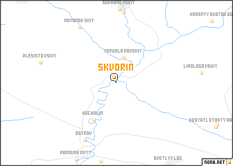 map of Skvorin