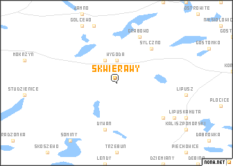 map of Skwierawy