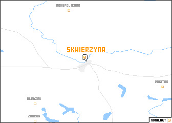 map of Skwierzyna
