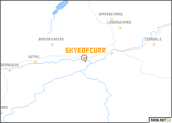map of Skye of Curr