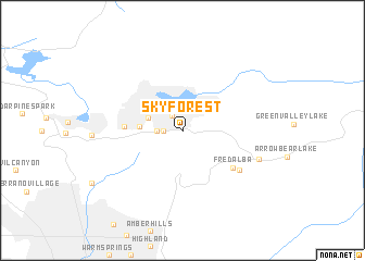 map of Skyforest