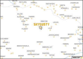 map of Skygusty
