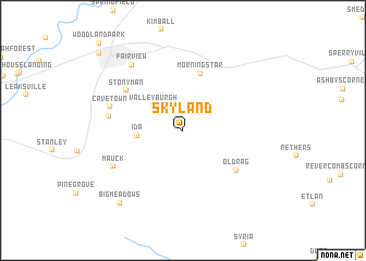 map of Skyland