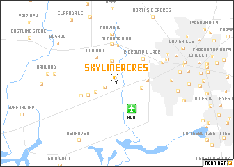 map of Skyline Acres