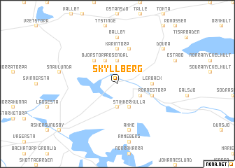 map of Skyllberg