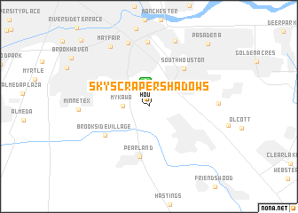 map of Skyscraper Shadows