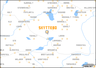 map of Skyttebo