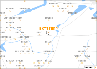 map of Skyttorp