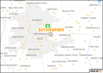 map of Skyview Park