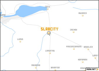 map of Slab City