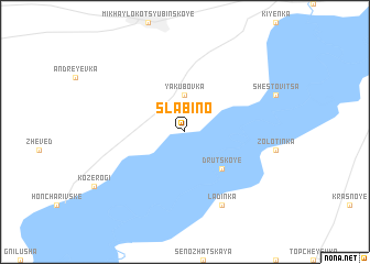 map of Slabino