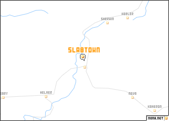 map of Slabtown