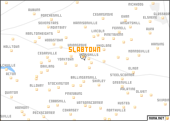 map of Slabtown