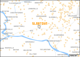 map of Slabtown