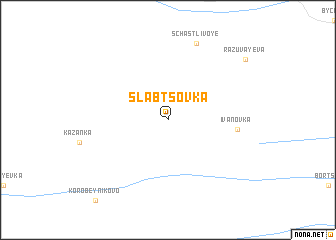 map of Slabtsovka