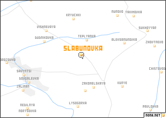 map of Slabunovka