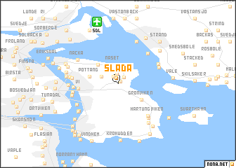 map of Släda