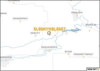 map of (( Sladkiy Kolodez\