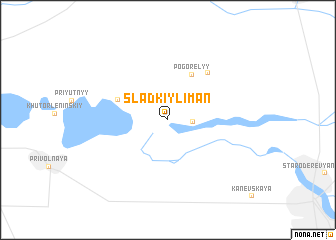 map of Sladkiy Liman