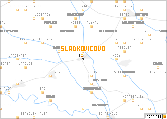 map of Sládkovičovo