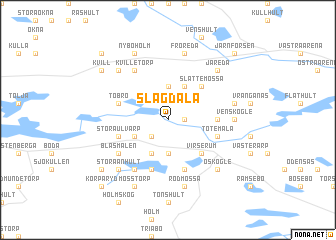 map of Slagdala