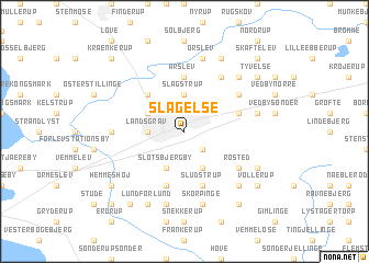 map of Slagelse