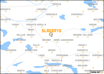 map of Slageryd