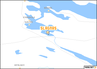 map of Slagnäs