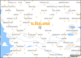 map of Slagslunde