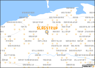 map of Slagstrup