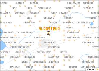 map of Slagstrup