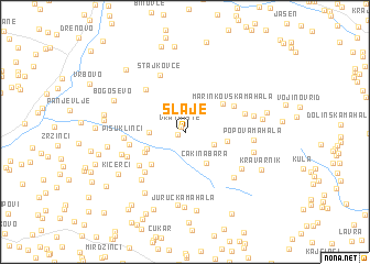 map of Slaje